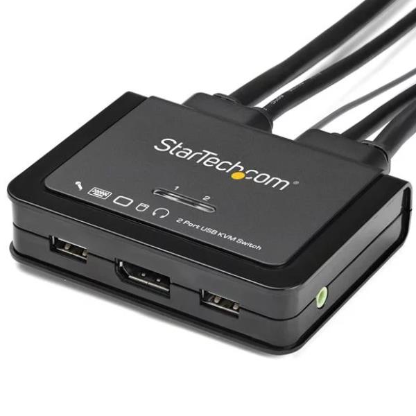 SWITCH KVM 2X DISPLAYPORT 4K60