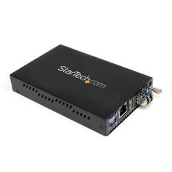 CONVERTIDOR MEDIO RJ45 FIBRA ST