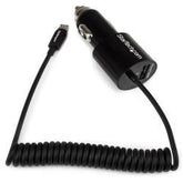 BLACK 2X USB CAR CHARGER