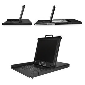 CONSOLE RACK KVM 8XVGA LCD 17