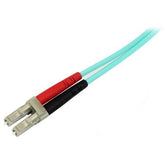 CABLE 3M FIBER LC MULTI AQUA
