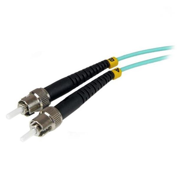 CABLE 1M FIBER 50/125 ST AQUA