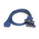 EXTENDER 50CM 2 PUERTOS USB 3.0 PA