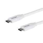 CABLE 2M USB-C PD DE 5A WHITE