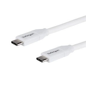 CABLE 4M USB-C PD 5A WHITE