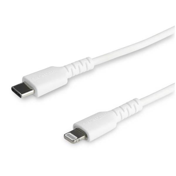 CABLE 1M LIGHTNING USBC WHITE