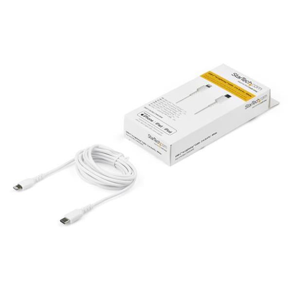 CABLE 1M LIGHTNING USBC WHITE