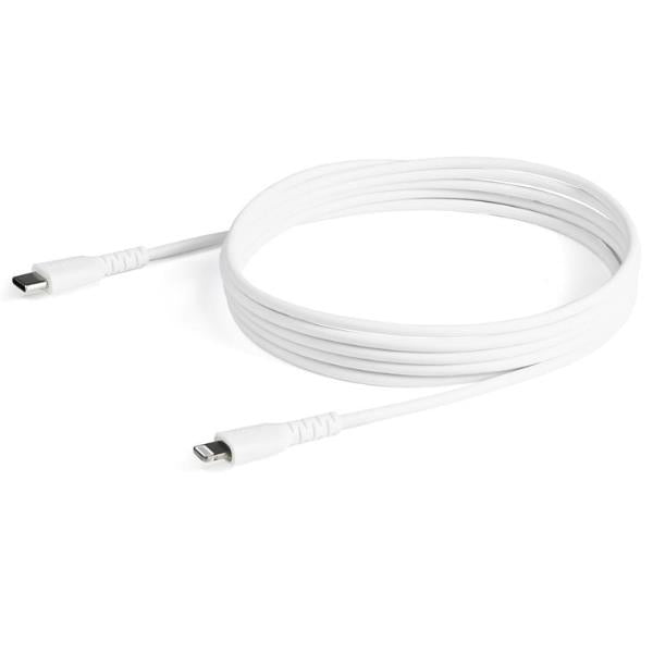 CABLE 1M LIGHTNING USBC WHITE