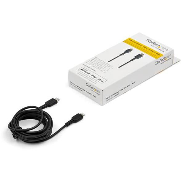 CABLE 1M USBC LIGHTNING BLACK