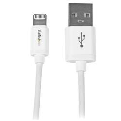 CABLE 1M LIGHTNING USB BLANCO