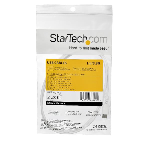 STARTECH CABLE USB-C 1M WHITE