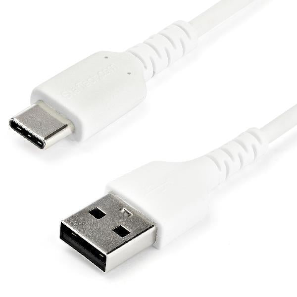 CABLE 2M USB-A TO USB-C WHITE
