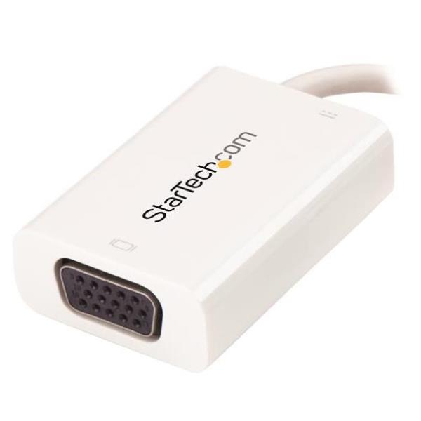 USB-C TO VGA CON PD WHITE