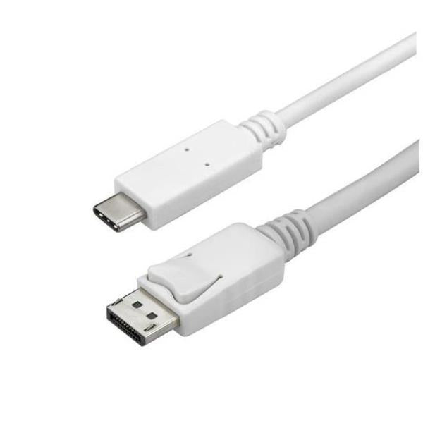 CABLE 3M USB-C A DP 4K BLANCO