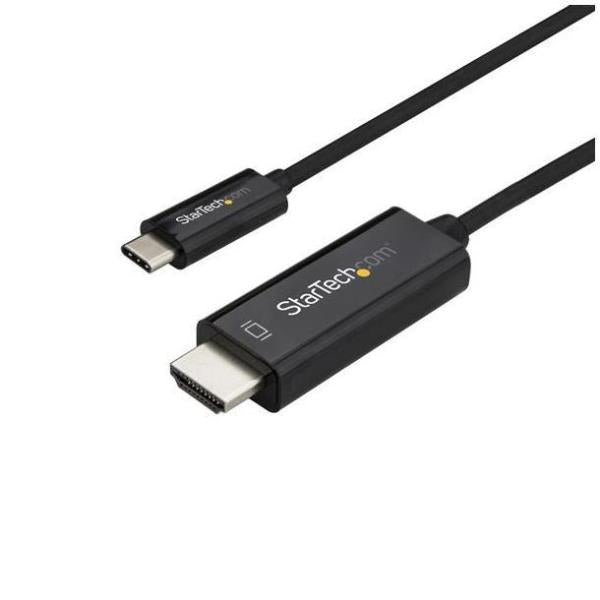 CABLE 1M USB-C HDMI 4K BLACK