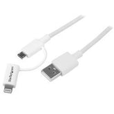 CABLE 1M LIGHTNING OR MICRO USB