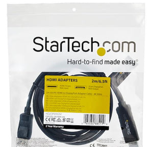 CABLE 2M HDMI A DISPLAYPORT 4K