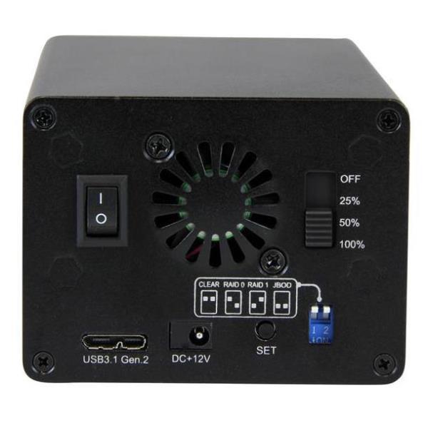 CAJA USB 3.1 2 BAHIAS SATA 2 5
