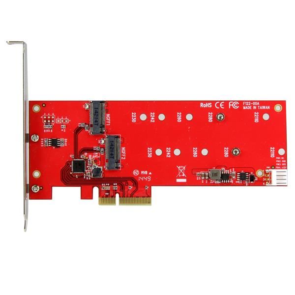M.2 PCI-E CARD FOR 2 SSDs