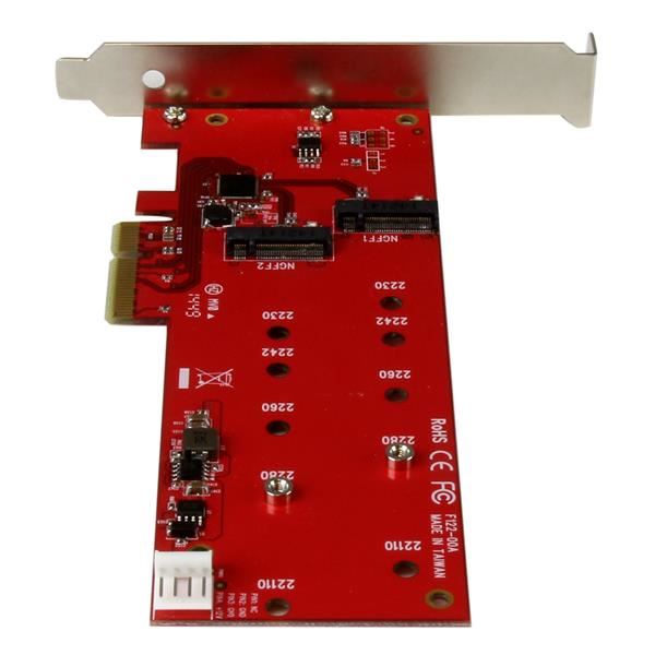 TARJETA M.2 PCI-E PARA 2 SSD