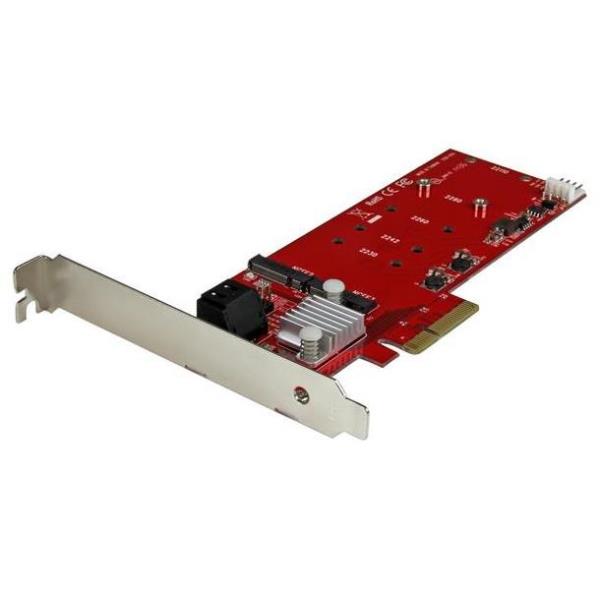 PCIE CARD 2XNGFF M.2 2XSATA