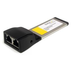 TARJETA EXPRESSCARD ROJA 2XRJ45