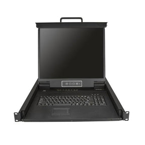 CONSOLE RACK KVM 8X VGA LCD 19