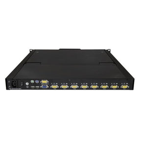CONSOLE RACK KVM 8X VGA LCD 19