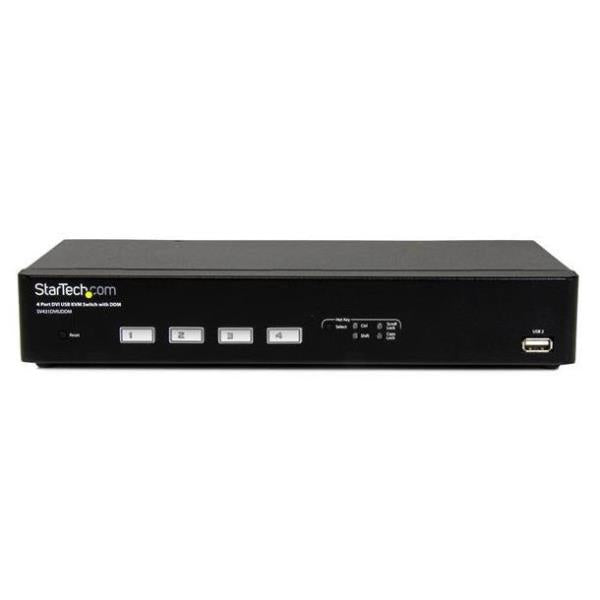 SWITCH KVM 4 PUERTOS DVI DDM