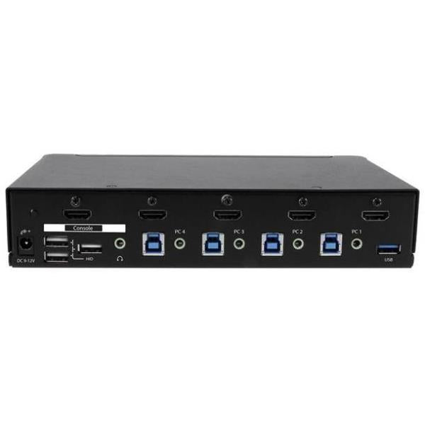 KVM 4 PUERTOS HDMI HD USB 3.0