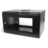 6U VERTICAL WALL STEEL RACK