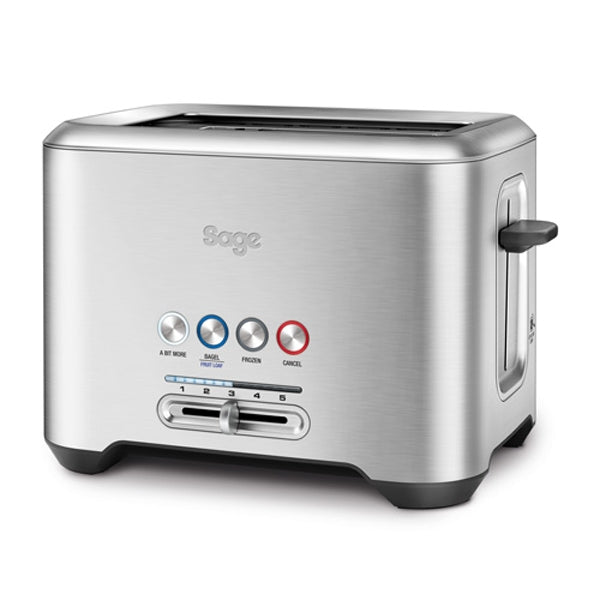 SAGE TORASTER A BIT MORE TOASTER 2 SLICE (BRUSHED STAINLESS STEEL)