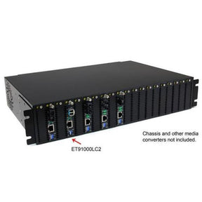 CONVERTIDOR MEDIO RJ45 FIBRA LC