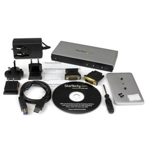 BASE CONEXION USB 3.0 DVI RED
