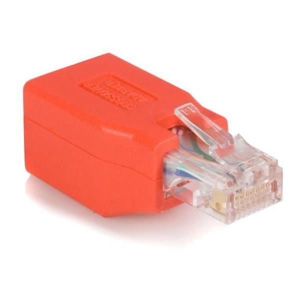 RED ETHERNET CAT6 DIRECT ADAPTER