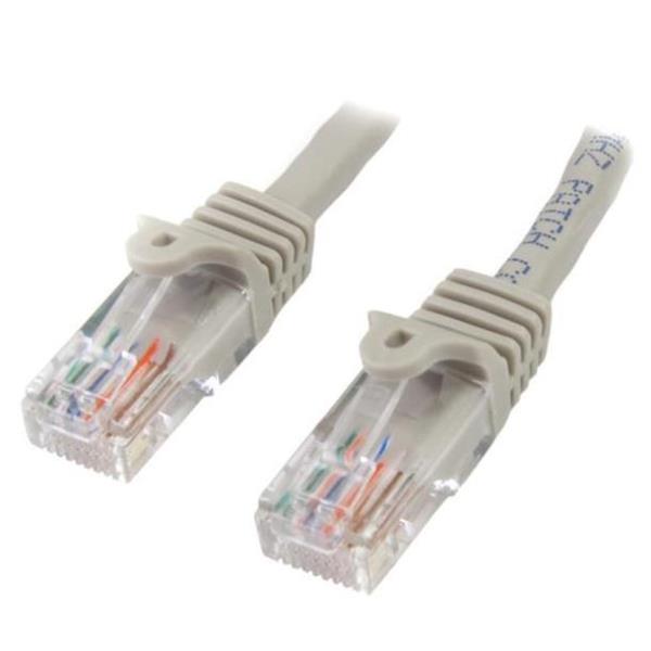 CABLE 50 CM GRIS CAT5E RJ45
