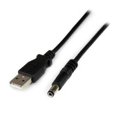 CABLE 2M USB A TYPE BARREL N