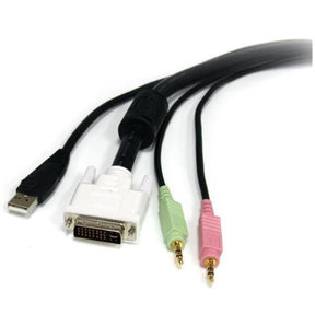 CABLE KVM USB DVI 4 IN 1 CON AUDIO