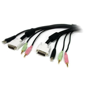 CABLE KVM USB DVI 4 IN 1 CON AUDIO
