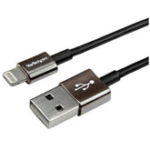 CABLE USB LIGHTNING 1M BLACK