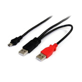 CABLE 1 8M MINI BA USB A EN Y
