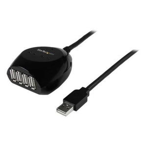 CABLE USB 15M CON HUB 4XUSB
