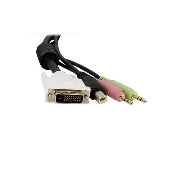CABLE KVM 4 5M 4EN1 DVI-DUSB