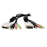 CABLE KVM 4 5M 4EN1 DVI-DUSB