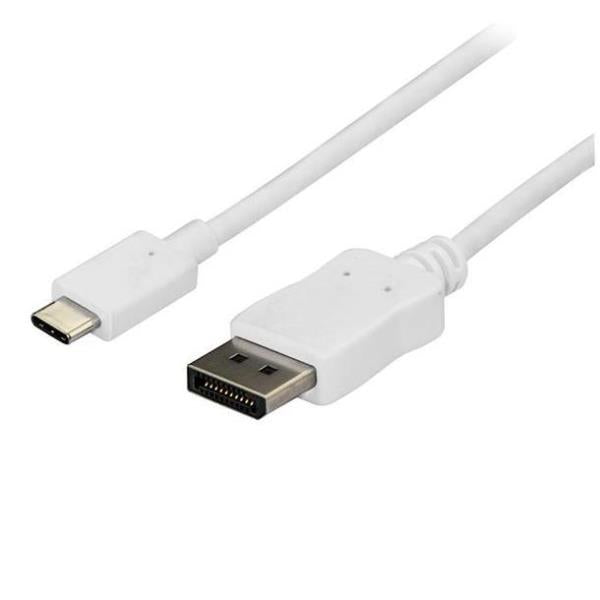 CABLE 1 8M USB-C A DP BLANCO