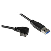 CABLE 0 5M MICROUSB 3 ACODADO