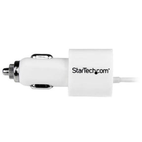 CARGADOR WHITE 2XUSB CAR