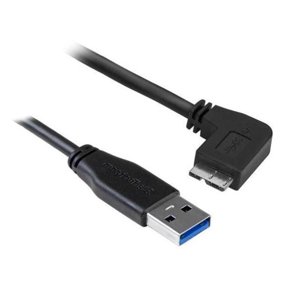 CABLE 2M MICRO USB 3.0 ACODADO
