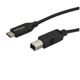 CABLE 2M USB-C A USB B MALE