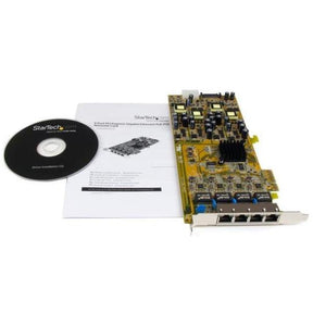 TARJETA PCI-E 4XETHERNET POE